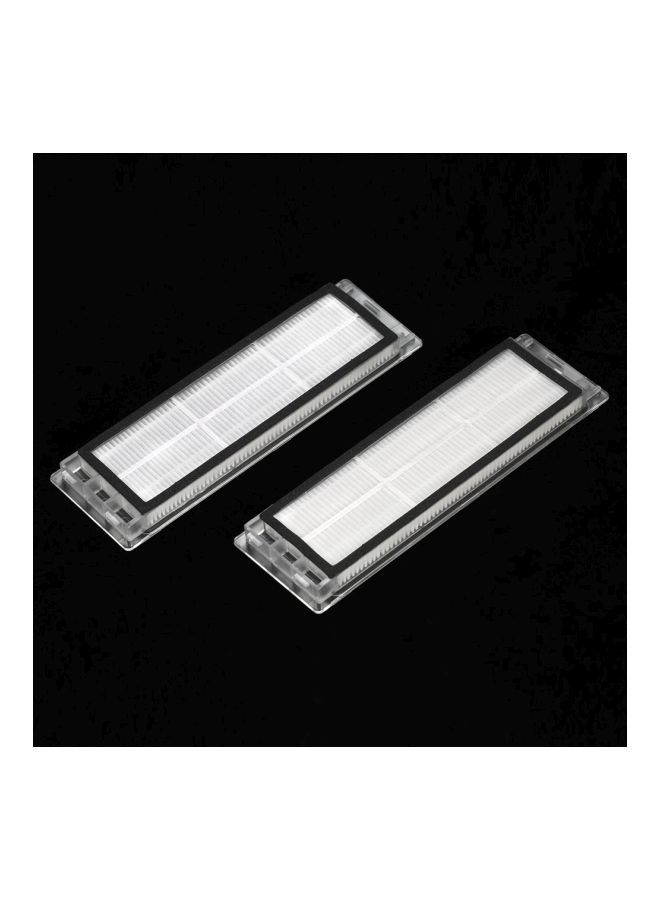 NIBEMINENT 2-Piece Replacement HEPA Filters Accessories For Xiaomi Mi Robotic Vacuum Cleaner H22458 Clear/Black - Image 4