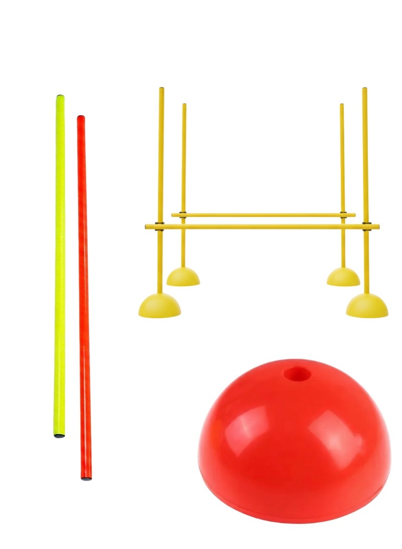 سبال مجموعة حواجز وأعمدة تدريب السرعة من سبال لتمارين اللياقة وكرة القدم والتنسيق - Image 2