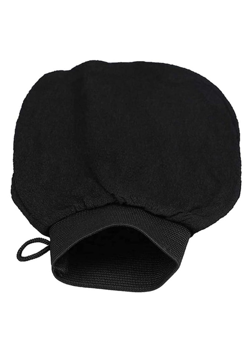 أوزيغالور 4 عبوات من قفازات التقشير العميق للجسم أثناء الاستحمام، قفاز تقشير الجسم لإزالة الجلد الميت مع حلقة معلقة - Image 4