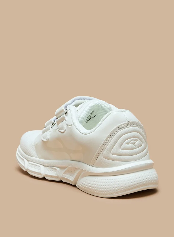 كانغاروس Boys Textured Sports Shoes With Hook And Loop Closure