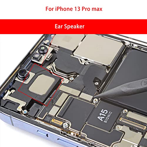 MEEFIX Earpiece Ear Speaker for iPhone 13 Pro Max (6.7 inches) Internal Sound Receiver Assembly Replacement Part - Image 3