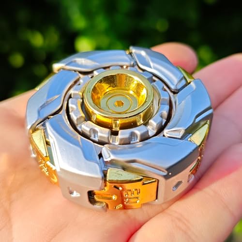 T-Conceal TConceal EDC Fidget Sliders Open Armor Spinning TopFidget Toys Stress Relief for Adults Magnetic Metal Silver Gold - Image 1