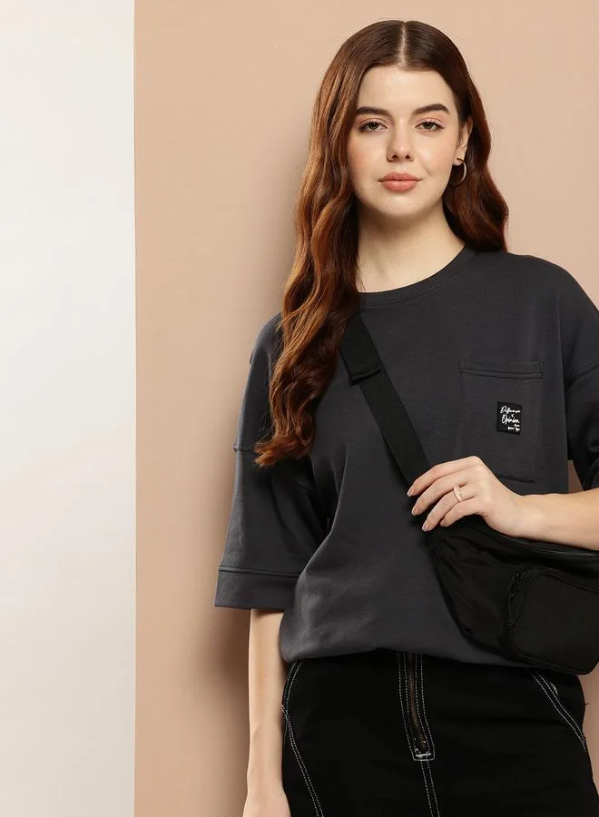 Difference of Opinion Women Oversized Dropped Sleeve T-Shirt