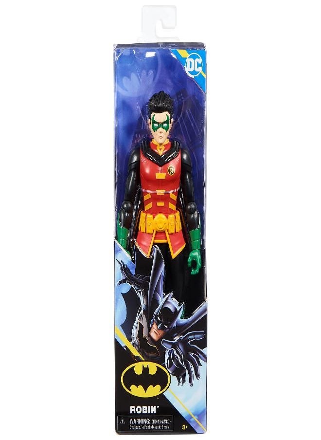 DC Comics - Batman 12-Inch Robin Action Figure, Kids Toys for Boys and Girls Age 3 and up - Image 1