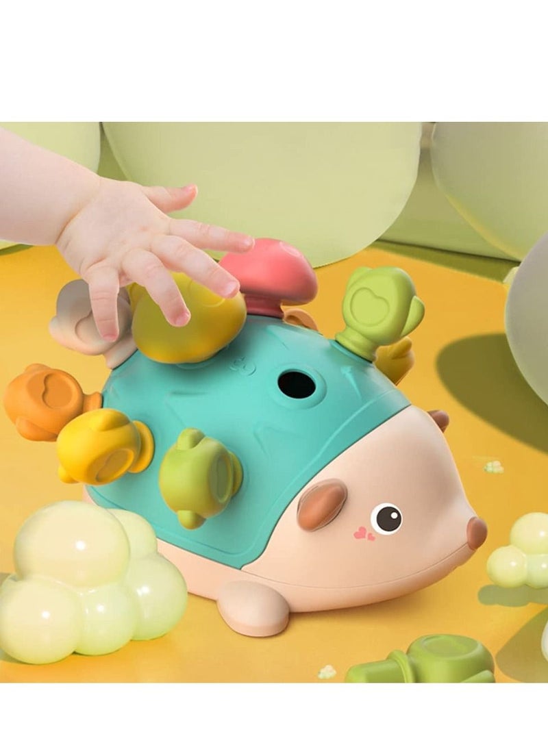 SYOSI "Toddler Toys 6-12 Months Finger Training Color Cognition Baby Sensory Learning Educational Funny Hedgehog Design Early Safe   Durable BPA Free Development Toys for 1 Year Old Boys Girls" - Image 2