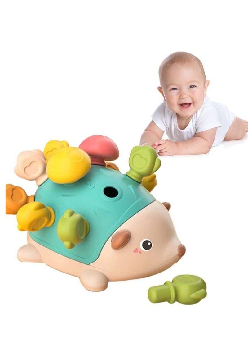 SYOSI "Toddler Toys 6-12 Months Finger Training Color Cognition Baby Sensory Learning Educational Funny Hedgehog Design Early Safe   Durable BPA Free Development Toys for 1 Year Old Boys Girls" - Image 1