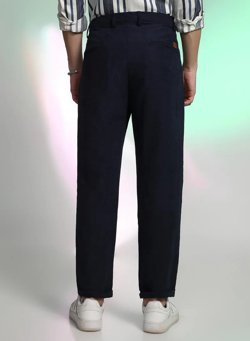 Campus Sutra  Lightweight - Velvique Tailored Trousers for Men | Best Price UAE