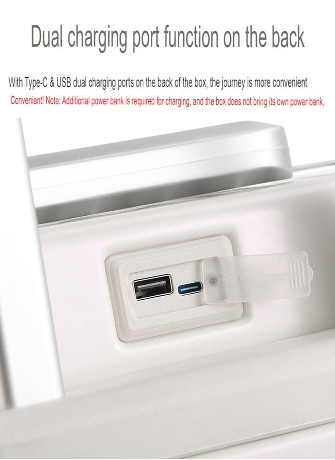 NKX - Premium Expandable Aluminum Frame & PC Suitcase With USB charging port and C type 24 Inch - Image 1