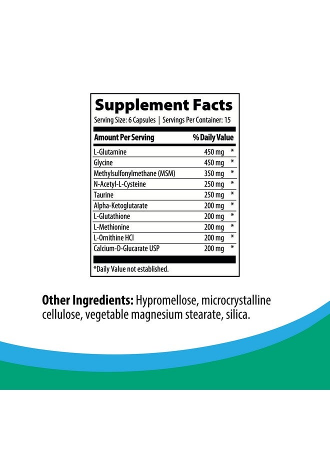 Rootcology by Dr. Izabella Wentz | Amino Support | Amino Acid Complex Capsules with L-Glutamine, Glycine & MSM | 90 Capsules - Image 2