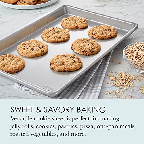 Chicago Metallic Commercial II Traditional Uncoated True Jelly Roll Pan, Make jelly rolls, cookies, pizza, one-pan meals, and more, 15-Inch by 10-Inch - Image 4