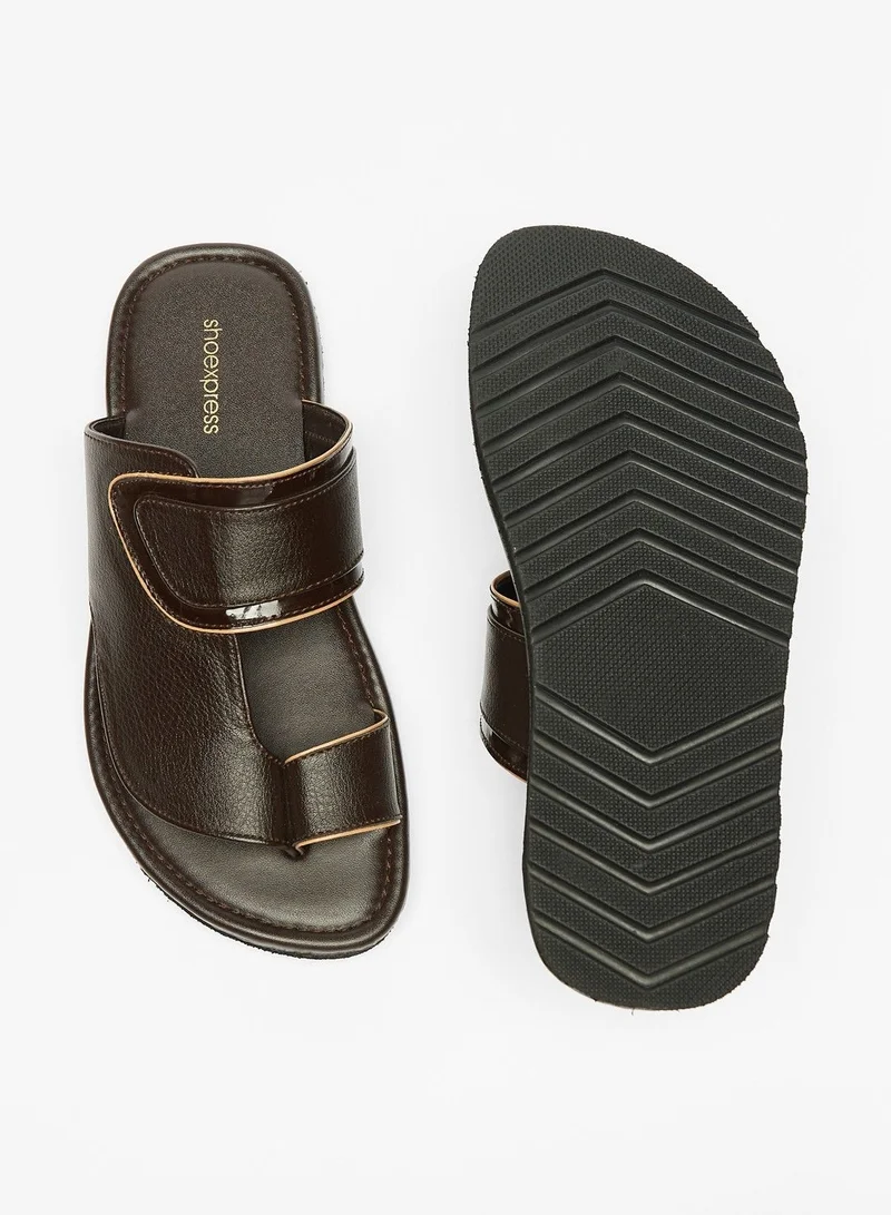 shoexpress Solid Slip On Arabic Sandals