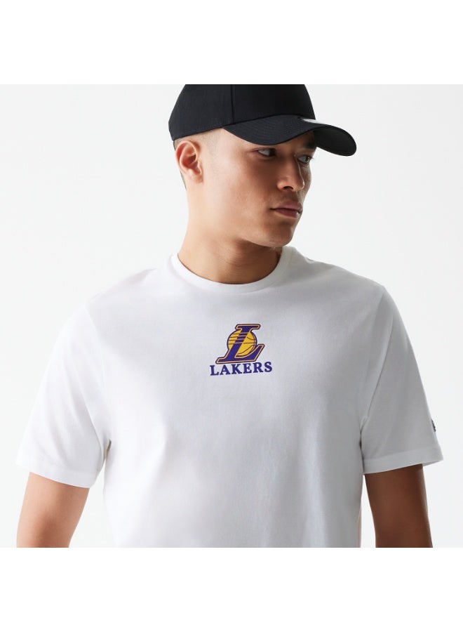 NEW ERA تي شيرت NBA CF LOGO REG LOSLAK WHI - Image 2