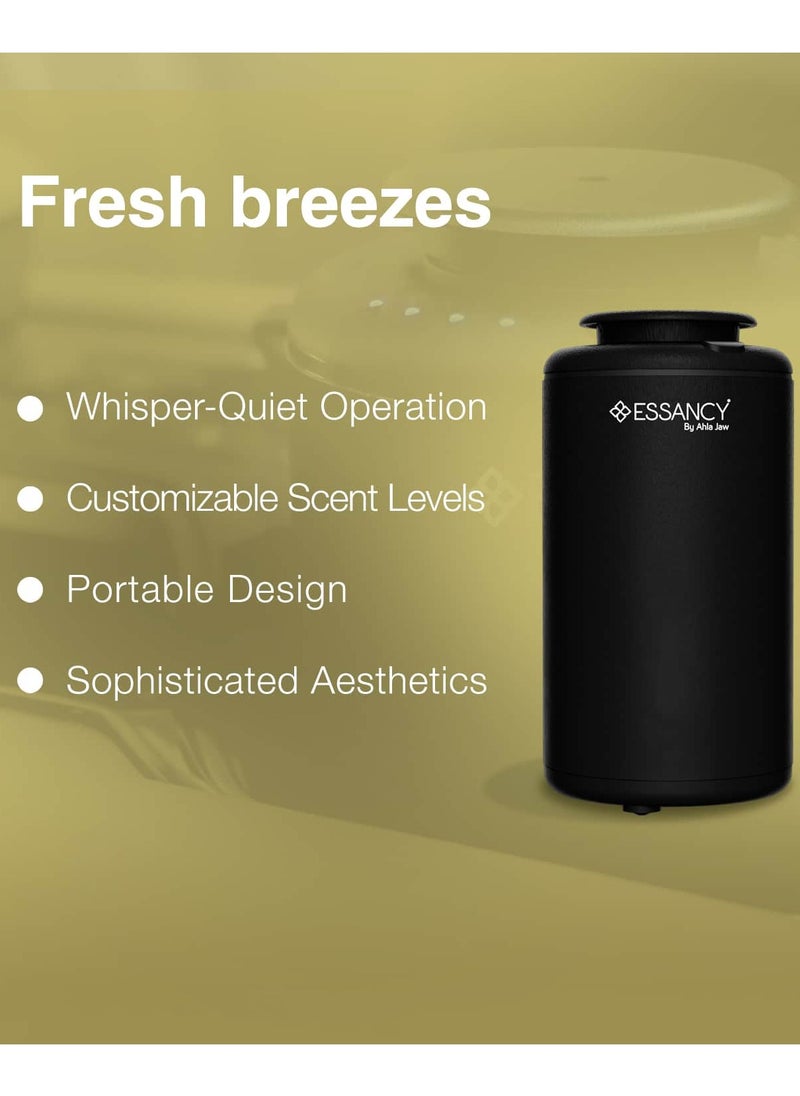 Essancy F1 Car Aroma Diffuser Rechargeable Battery With Black Leather Body  - Image 2
