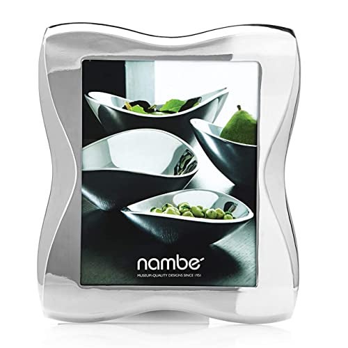 Nambe Bella Picture Frame, 4" x 6” | Photo Frame with Tempered Glass | Vintage and Contemporary Design | Tabletop Display Family, Friends, Wedding Gift, Home Office Décor | Chrome Plate and Glass - Image 5