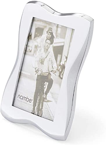 Nambe Bella Picture Frame, 4" x 6” | Photo Frame with Tempered Glass | Vintage and Contemporary Design | Tabletop Display Family, Friends, Wedding Gift, Home Office Décor | Chrome Plate and Glass - Image 4