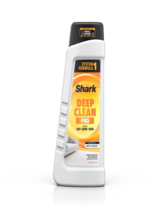 شارك تركيبة Shark CarpetXpert Deep Clean Pro لجميع منظفات السجاد Shark العمودية والمحمولة، مصممة لجميع أنواع السجاد والمفروشات والسجاد، تزيل الأوساخ والروائح الكريهة من الحيوانات الأليفة، 48 أونصة، EXCM48 - Image 1