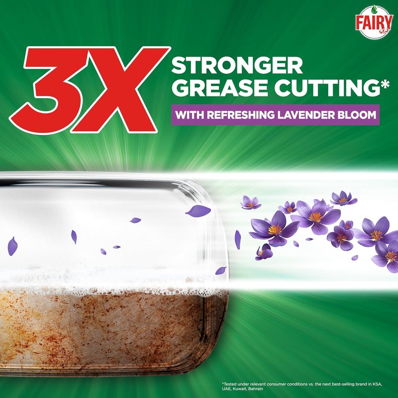 Dishwashing Liquid, Refreshing Lavender, 3x600ml - Image 2