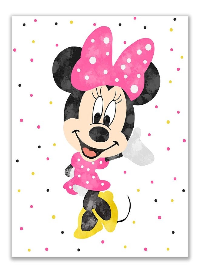 BigWig Prints Mickey And Minnie Prints - Minnie Mouse Wall Art, Mickey Mouse Wall Decor, Pictures for Kids Room, Donald & Daisy Duck Posters, Goofy, Pluto - Unframed Set of 6 (8x10) - Image 3