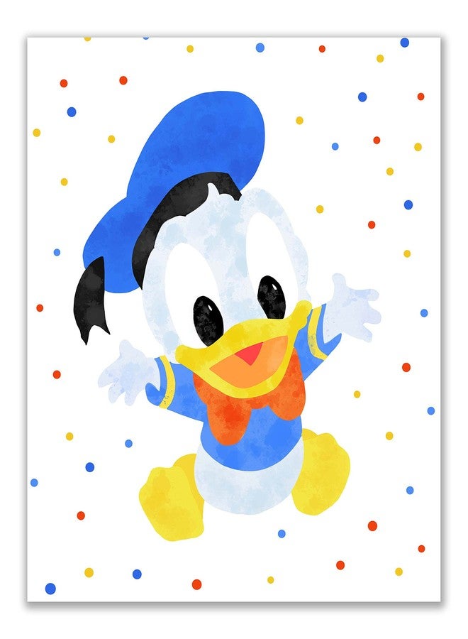 BigWig Prints Mickey And Minnie Prints - Minnie Mouse Wall Art, Mickey Mouse Wall Decor, Pictures for Kids Room, Donald & Daisy Duck Posters, Goofy, Pluto - Unframed Set of 6 (8x10) - Image 4