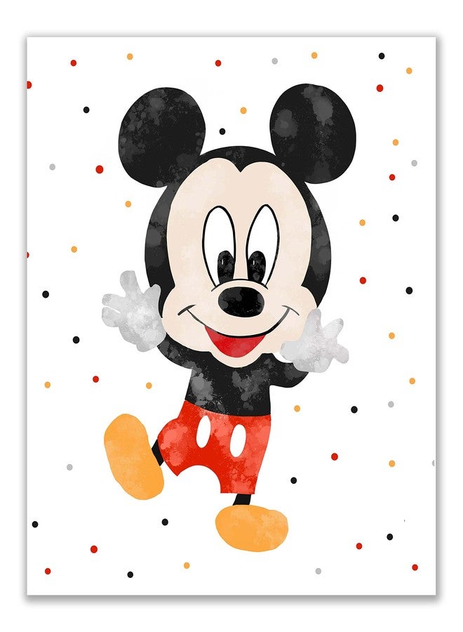 BigWig Prints Mickey And Minnie Prints - Minnie Mouse Wall Art, Mickey Mouse Wall Decor, Pictures for Kids Room, Donald & Daisy Duck Posters, Goofy, Pluto - Unframed Set of 6 (8x10) - Image 2