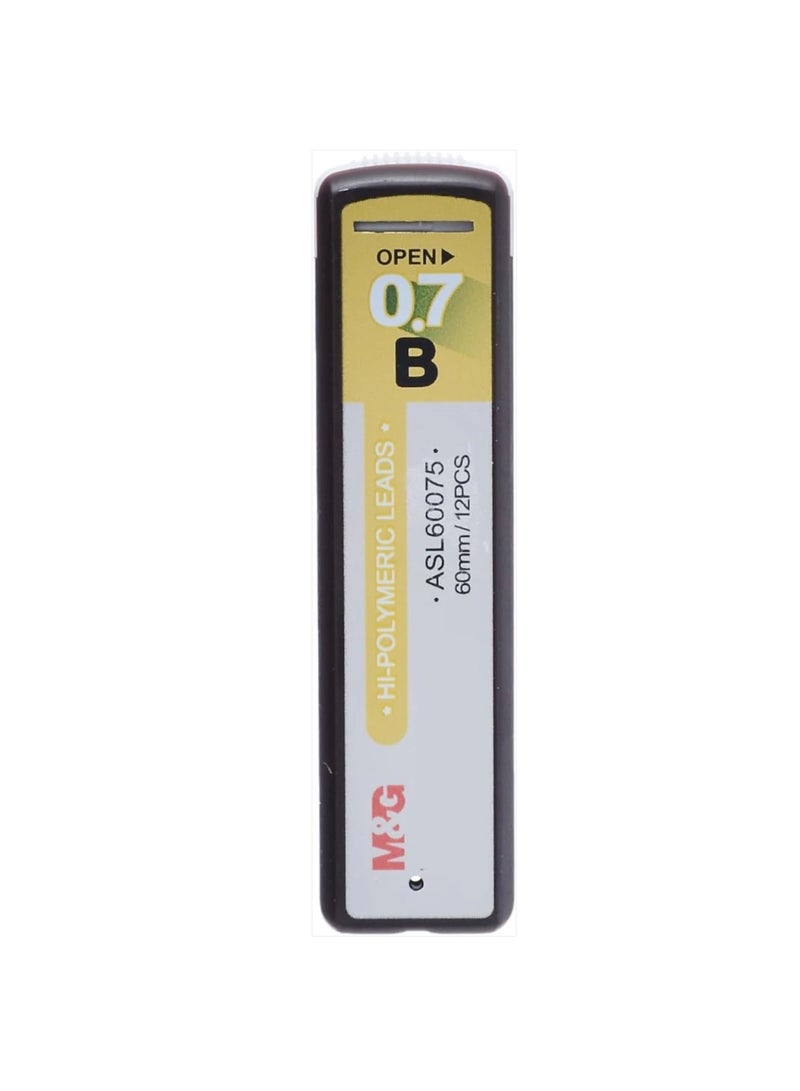 M&G Mechanical Pencil Leads, B 0.7Mm - NO: Asl 60075 - Image 1