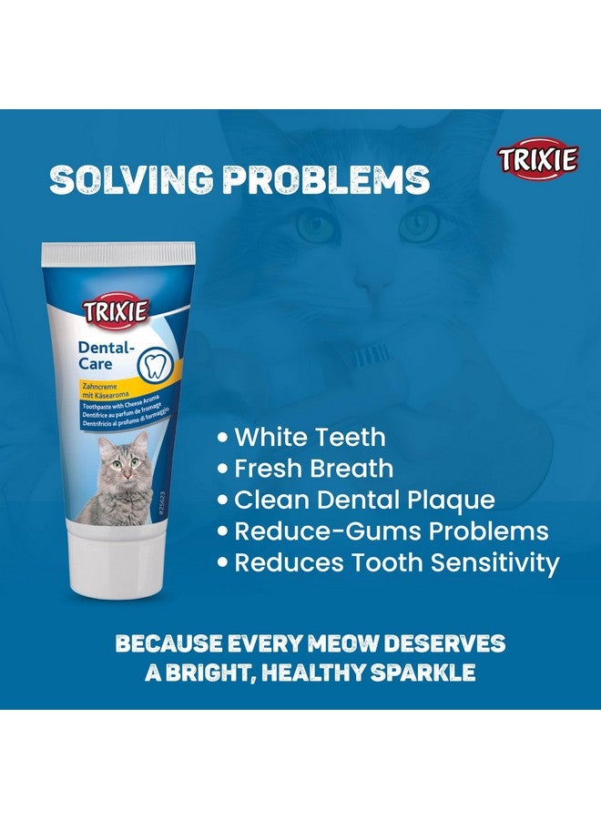 Trixie Cats Dental Hygiene Set - Cat Toothbrush and Toothpaste