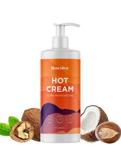 Maple Holistics Hot Cream Sweat Enhancer - Premium Body Sculpting Sweat Cream With Invigorating Botanical Extracts - Extra Strength Cellulite Cream For Thighs Belly And Bum With Firming Body Oils (12 Fl Oz) 