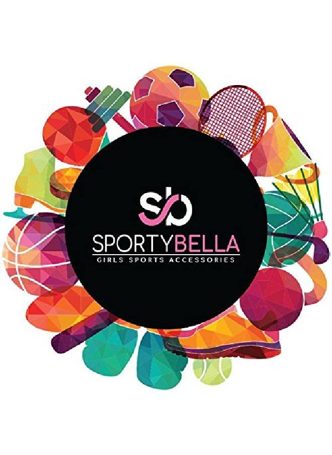 Sportybella - Dance Hair Bow Pink Glitter Ballet Hair Accessories Dance Elastics For Dance Recitals Birthday Or Just Because - Image 1