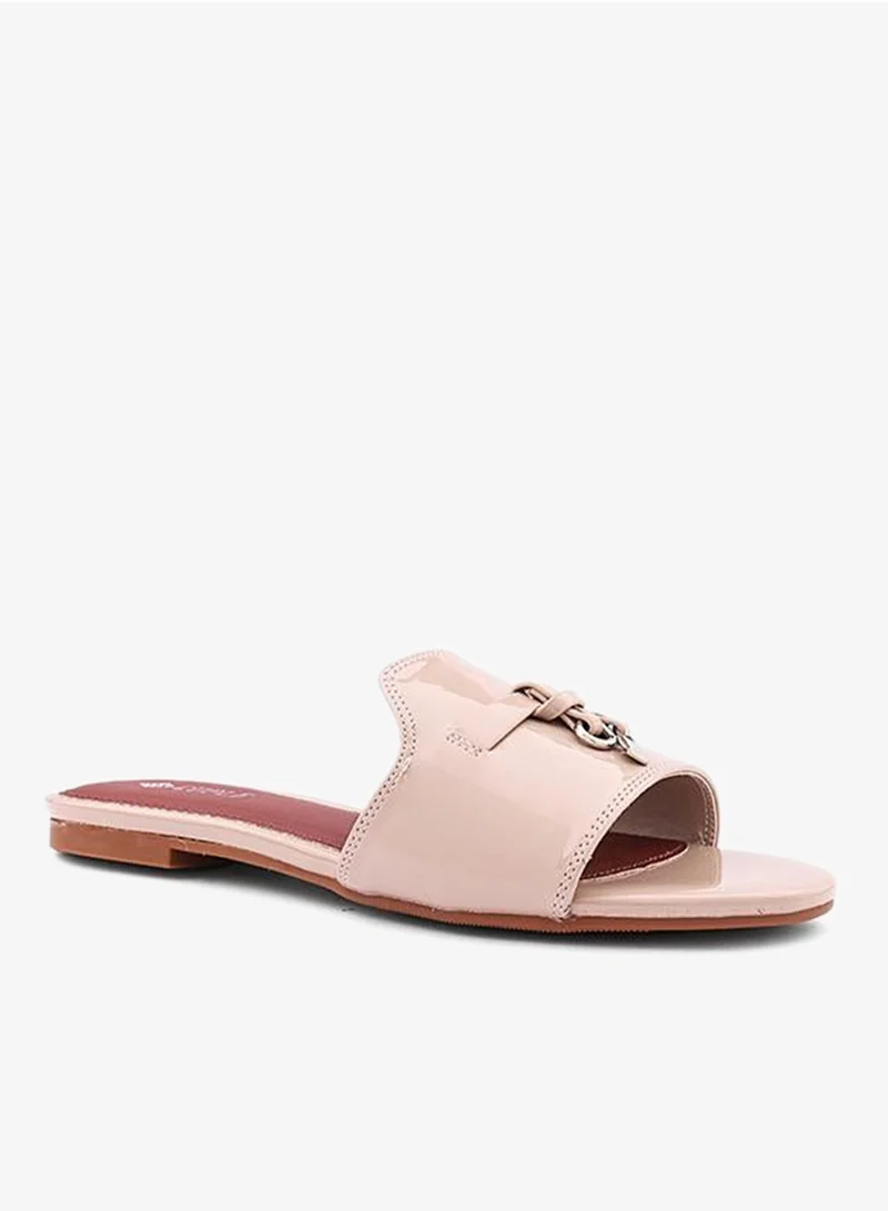 كابلي Cuple Textured Slip-On Flat Slides