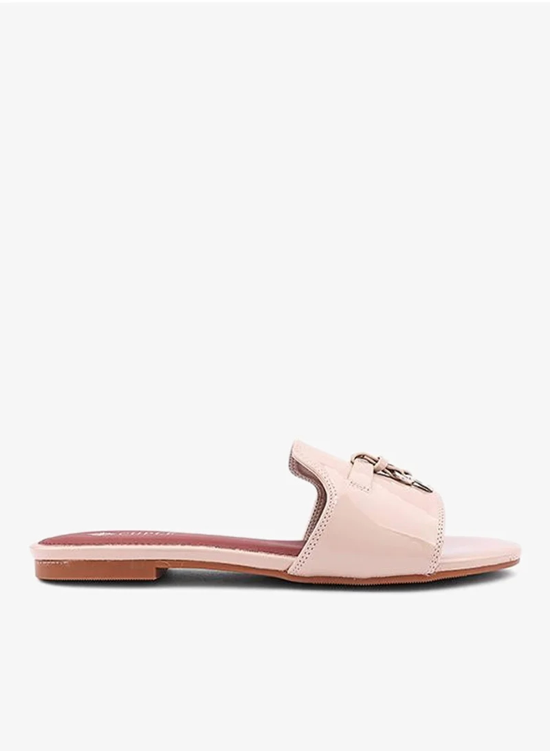 كابلي Cuple Textured Slip-On Flat Slides