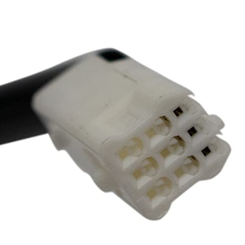 TRQ Driver Side Power Mirror Paint to Match Smooth Black Manual Fold Compatible with 2019-2020 Toyota Yaris TO1320402 - Image 5