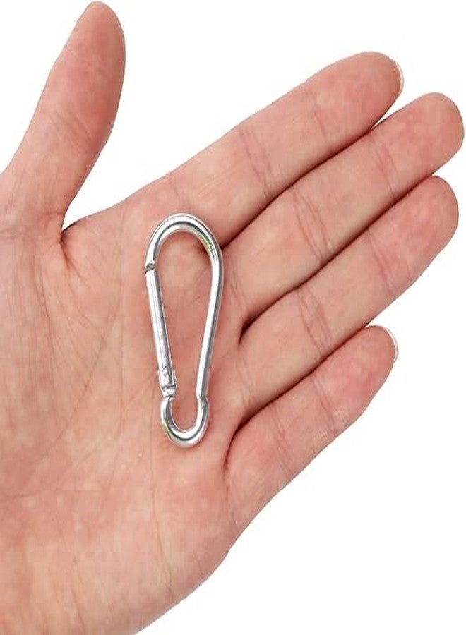 Tim Tim Agro Mini Aluminum Carabiner Spring Clip, 2 Inch Snap Hook Keychain, 30 Pieces, for Outdoor Camping Hiking Fishing Traveling Backpack Bottle - Image 5