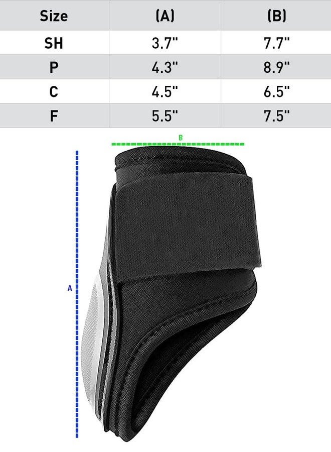 HORZE Adepto Fetlock Boots - Dark Navy - Cob - Image 2