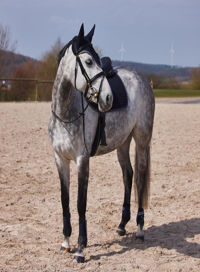 HORZE Adepto Fetlock Boots - Dark Navy - Cob - Image 3
