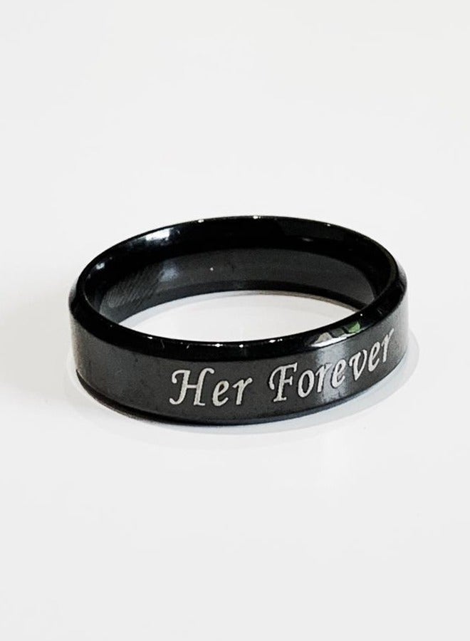Fashion Stainless Steel Her Forever Ring - Image 1