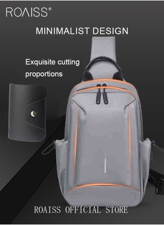 Grey(Sling Bag+Card Holder)