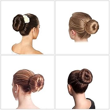 TRIXES Hair Bun Snap Band Styling Tool Pack of 3 Beauty Aid Accessory - Image 2