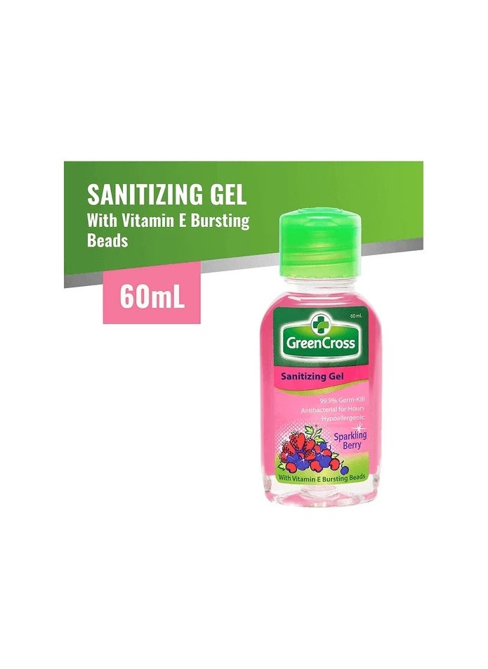GreenCross Sanitizing Gel Sparkling Berry 60ml  - Image 2