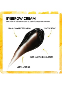 ibcccndc Eyelash And Brow Tint Color Kit, Instant Eyebrow Brown Hair Color Kit Voluminous Coloring For Lash And Brow Perfect Partner For Lash Perm Lift Lamination Treatment, Quick Results (Chestnut Brown)  - Image 4