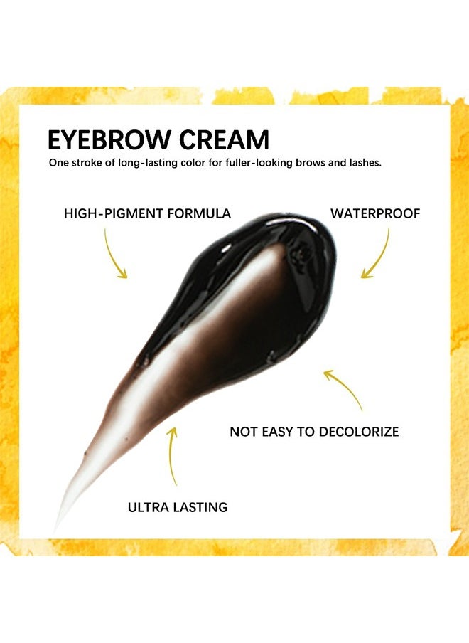 ibcccndc - Eyelash And Brow Tint Color Kit, Instant Eyebrow Brown Hair Color Kit Voluminous Coloring For Lash And Brow Perfect Partner For Lash Perm Lift Lamination Treatment, Quick Results (Chestnut Brown) - Image 1