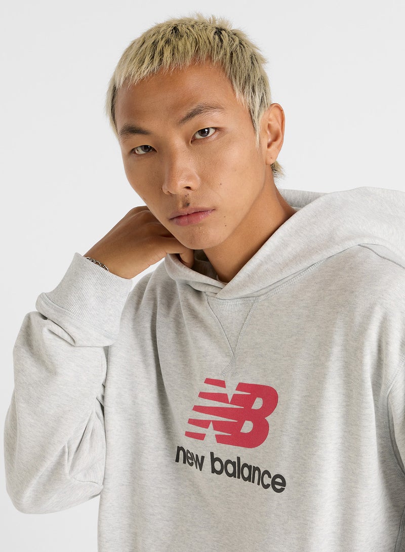 New Balance Athletics French Terry Logo Hoodie  - Image 3