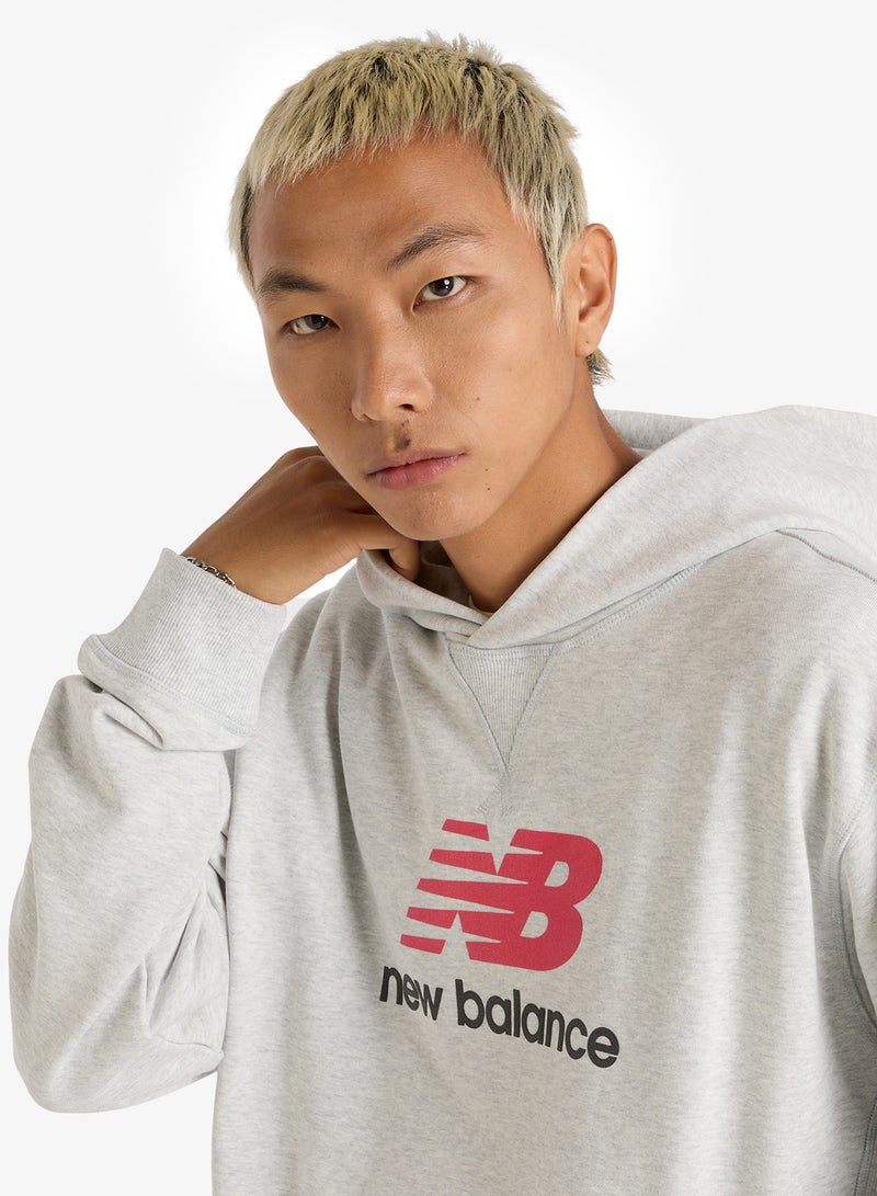 نيو بالانس هودي بشعار فرنسي تيري رياضي - Image 4