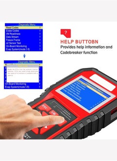 Arabest KW850 OBD2 Auto Diagnostic Scanner,Universal OBD Car Diagnostic Tool,ODB2 Check Engine Automotive Car Code Reader (Red)  - Image 4