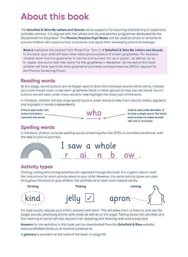 كتاب ممارسة الصوتيات والتراكيب اللغوية للطلاب 6 - Image 3