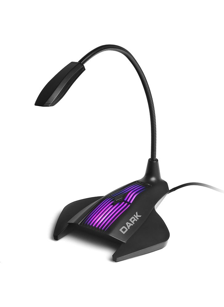 Dark - HD Sound Desktop USB Microphone (DK-AC-MC01) - Image 1