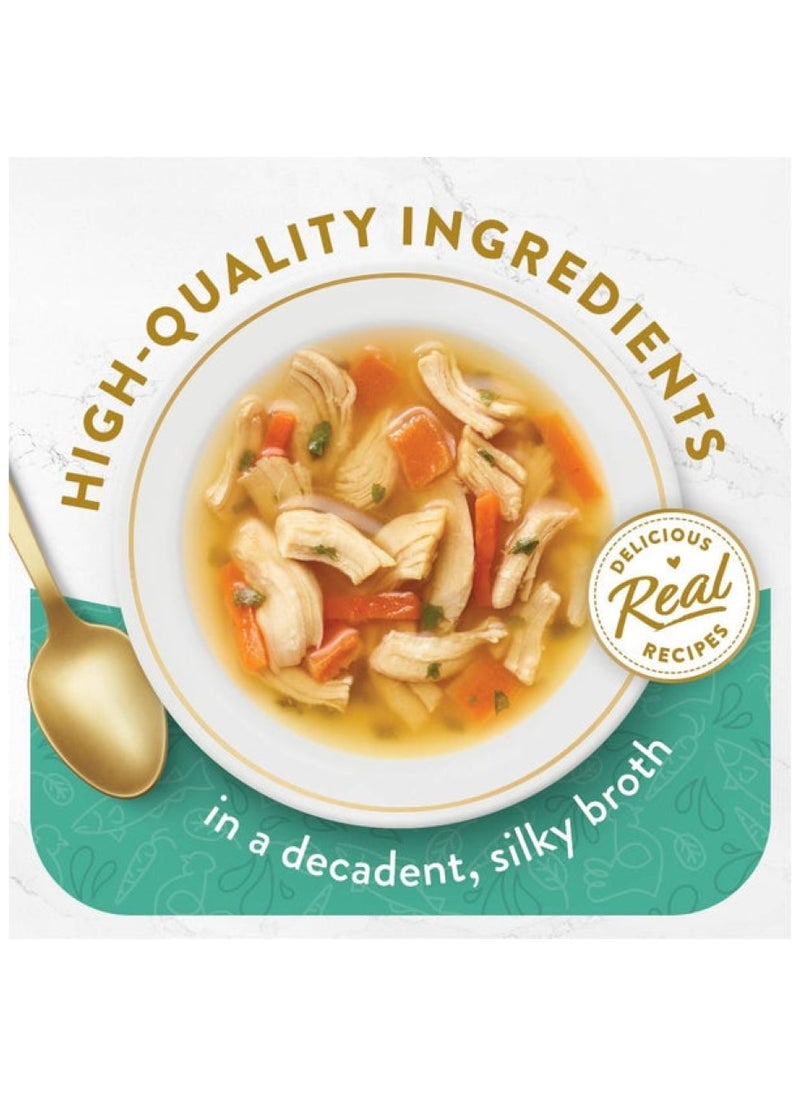Purina- invalid brand name Fancy Feast Broths With Chicken & Vegetables 40 G  - Image 4