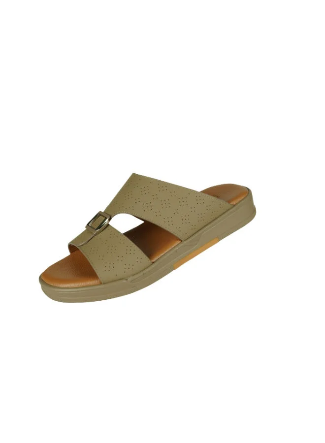 barjeel uno Barjeel Uno Mens Elegant Sandals MSA-119 Beige