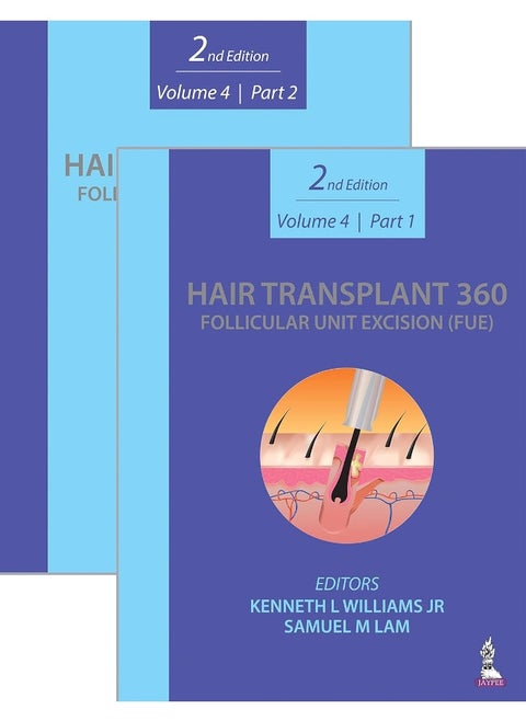 Hair Transplant 360: Follicular Unit Excision (FUE: Volume 4: Two Part Set