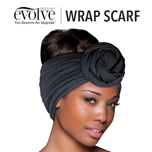 Evolve Wrap Scarf, Black, Large, Pack of 1 - Image 3