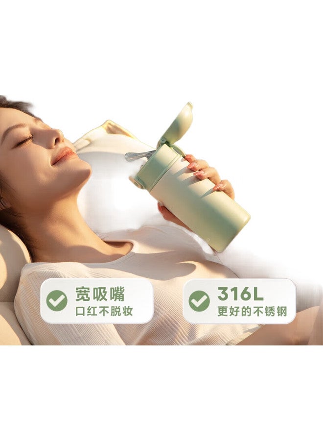 RELEA Wusheng Insulated Mug For Women With Straw, Children'S Stylish Water Bottle, Large Capacity Tumbler For Pregnant Women, Student Cup, Back-To Gift - Image 1